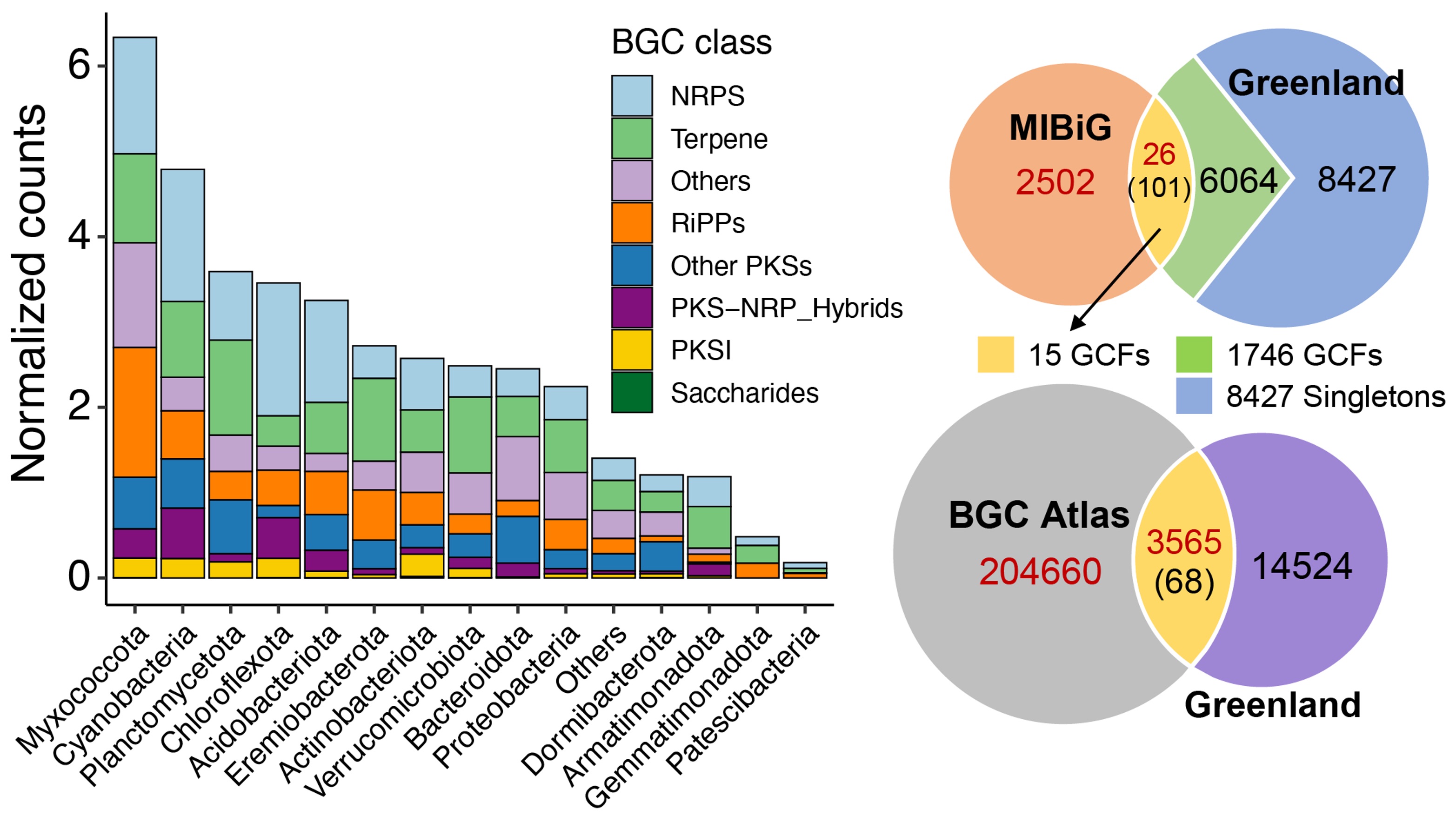BGC class distribution in Greenlandic soils